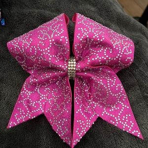 Cheer bow, pink